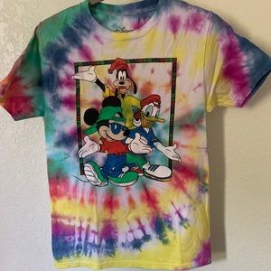 Tie Dyed Mickey and Friends Tee